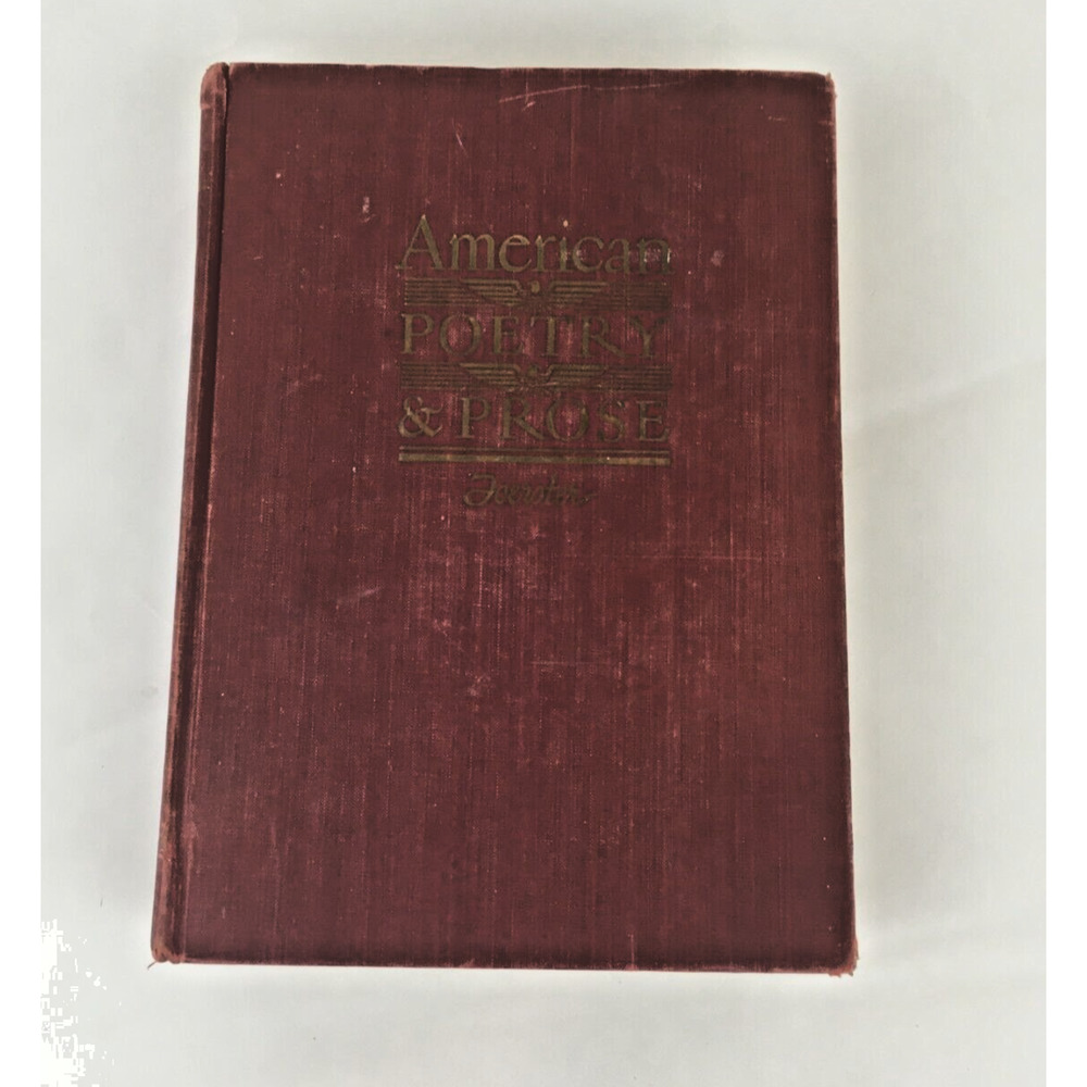 American Poetry And Prose 1947 Third Edition Book
